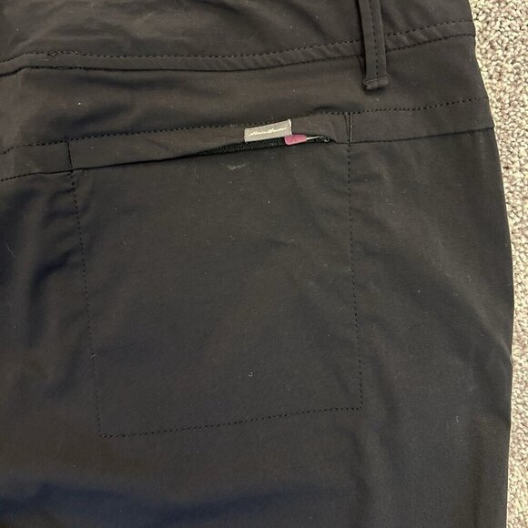 Eddie Bauer Women's Chino Pants Size 14 Black Lightweight Stretch Pockets EUC - Picture 4 of 16